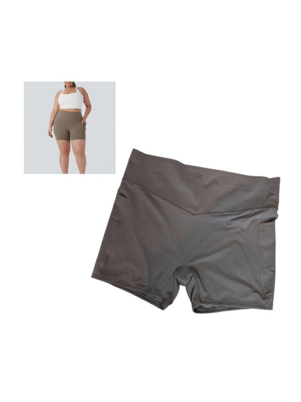 Halara Womens UltraSculp High Waisted Tummy Control Training Biker Shorts